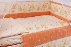 Дитячий постільний комплект 7 ел. Twins Comfort New 4051-C-118, Іграшки теракотові